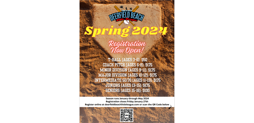 Spring Registration is now Open!